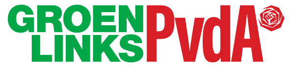 Het logo van GroenLinks-PvdA