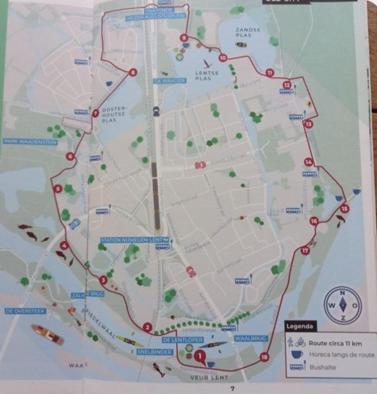 Fietstocht Rondje Lentse Wateren 22 augustus 19:00